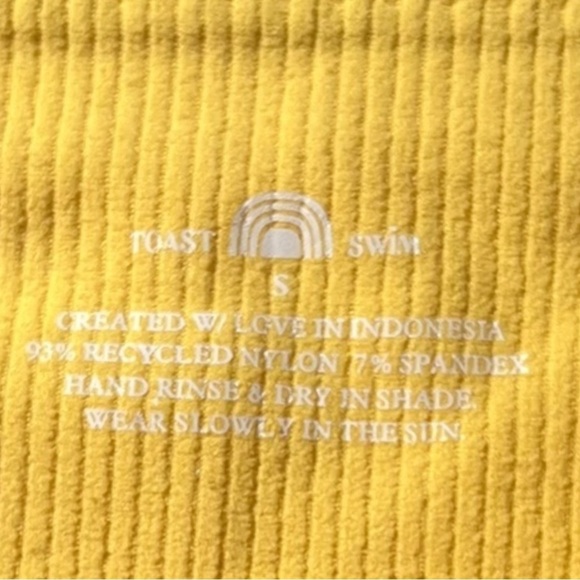 🌻NEW w.Tag Free People x Toast Sunset Signature Banded Waist Bikini Bottom Small - Picture 9 of 12